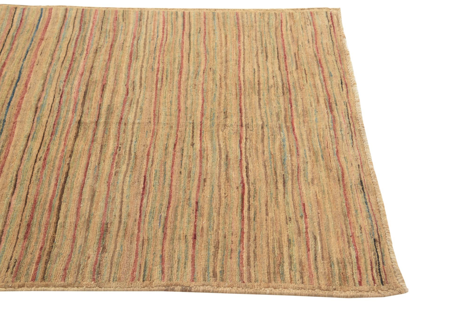 3' 2 x 4' 10 Hand Knotted Modern Ziegler Rug