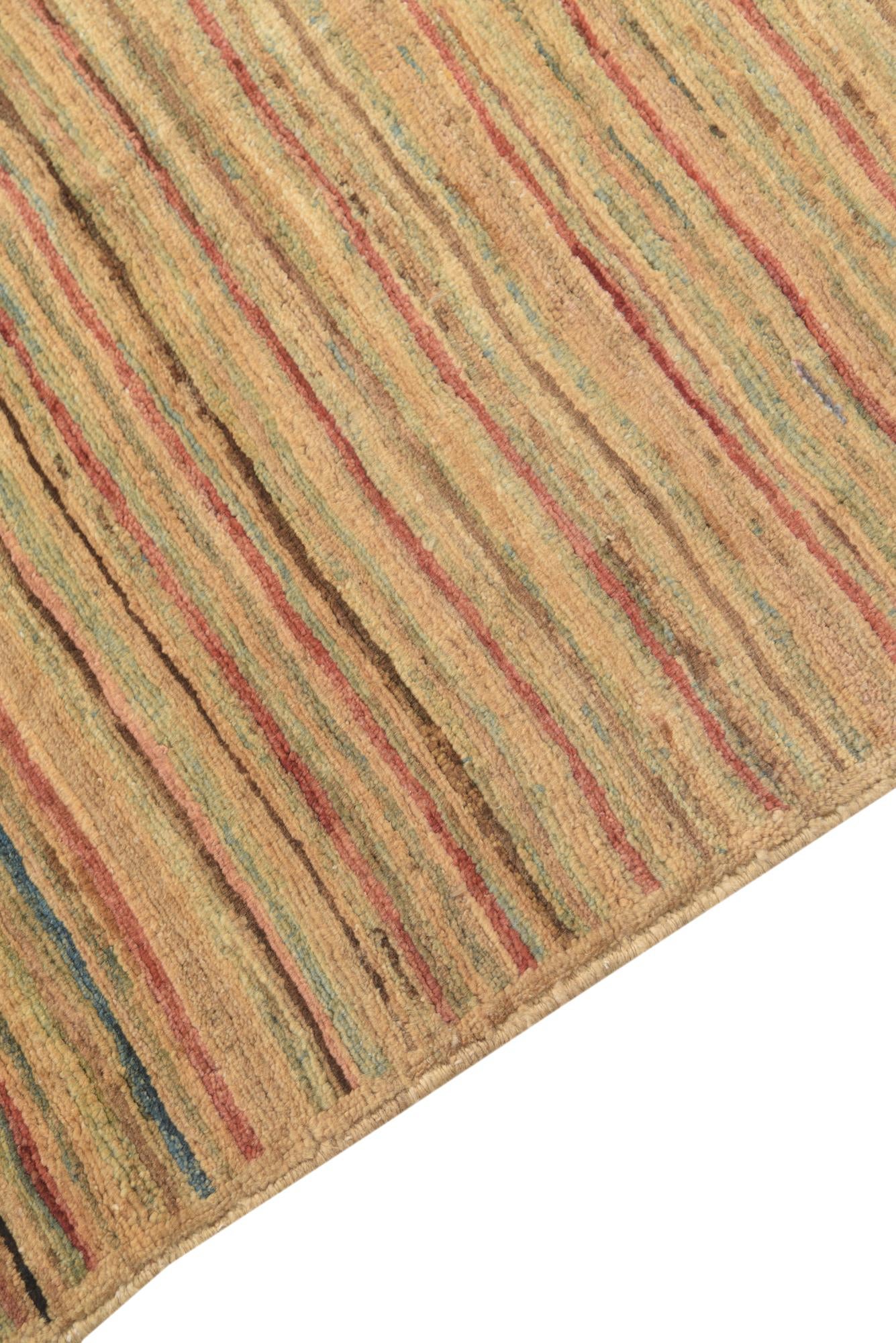 3' 2 x 4' 10 Hand Knotted Modern Ziegler Rug