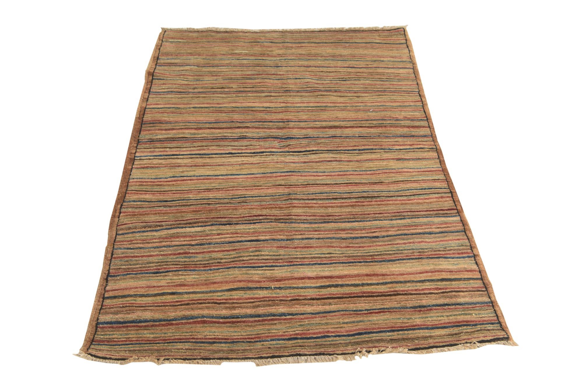 3' 3 x 4' 10 Hand Knotted Modern Ziegler Rug