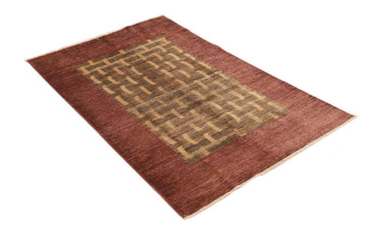 3' 9 x 5' 9 Hand Knotted Modern Ziegler Rug
