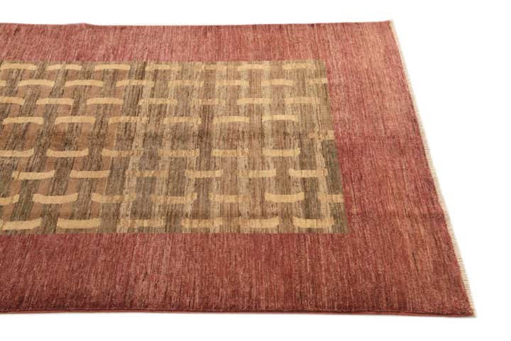3' 9 x 5' 9 Hand Knotted Modern Ziegler Rug