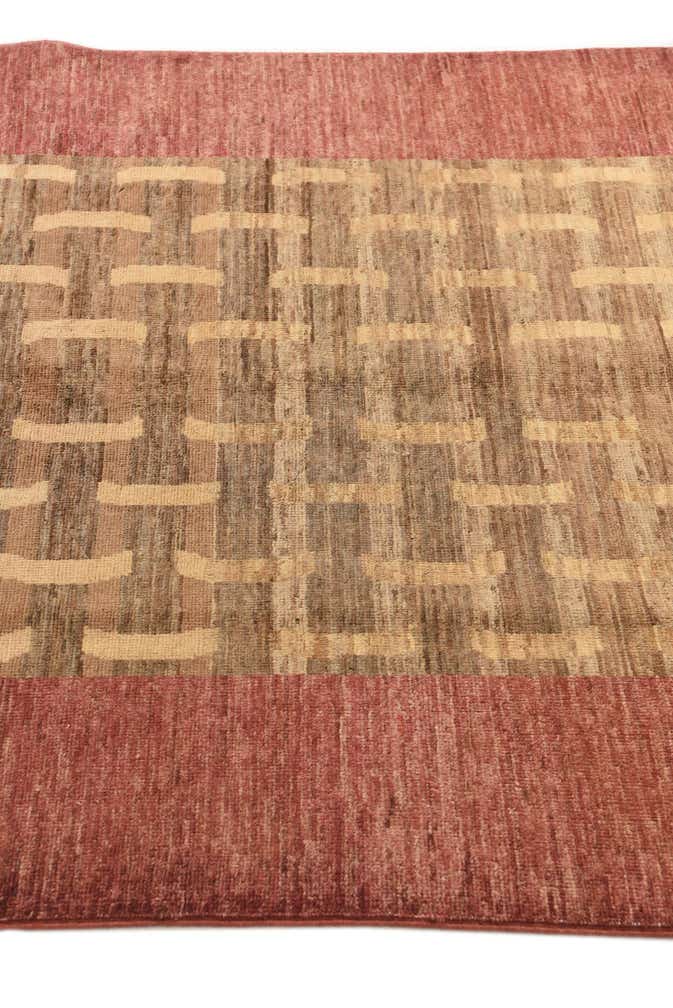 3' 9 x 5' 9 Hand Knotted Modern Ziegler Rug