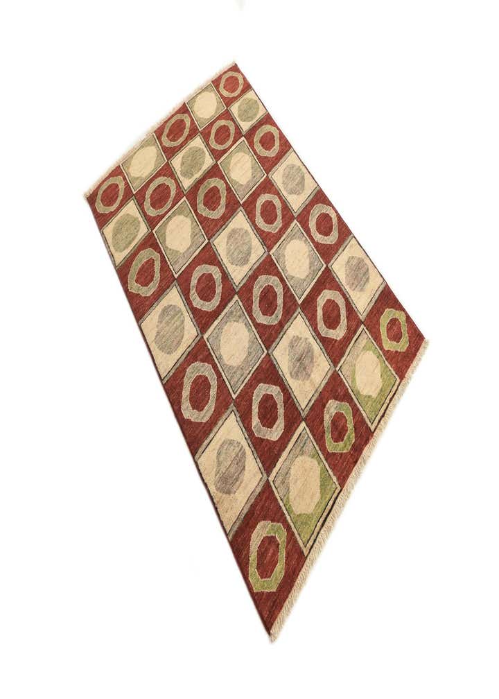 3' 9 x 5' 6 Hand Knotted Modern Ziegler Rug