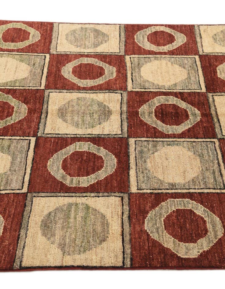 Detail image of 3' 9 x 5' 6 Hand Knotted Modern Ziegler Rug