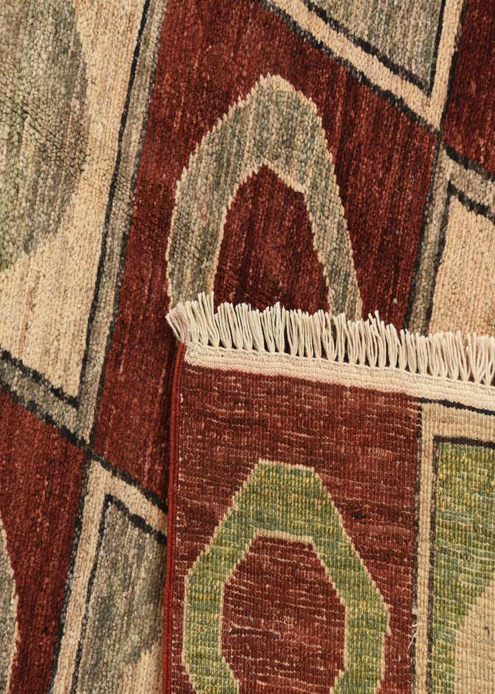 3' 9 x 5' 6 Hand Knotted Modern Ziegler Rug