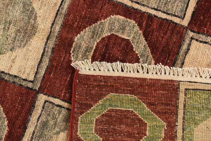 3' 9 x 5' 6 Hand Knotted Modern Ziegler Rug