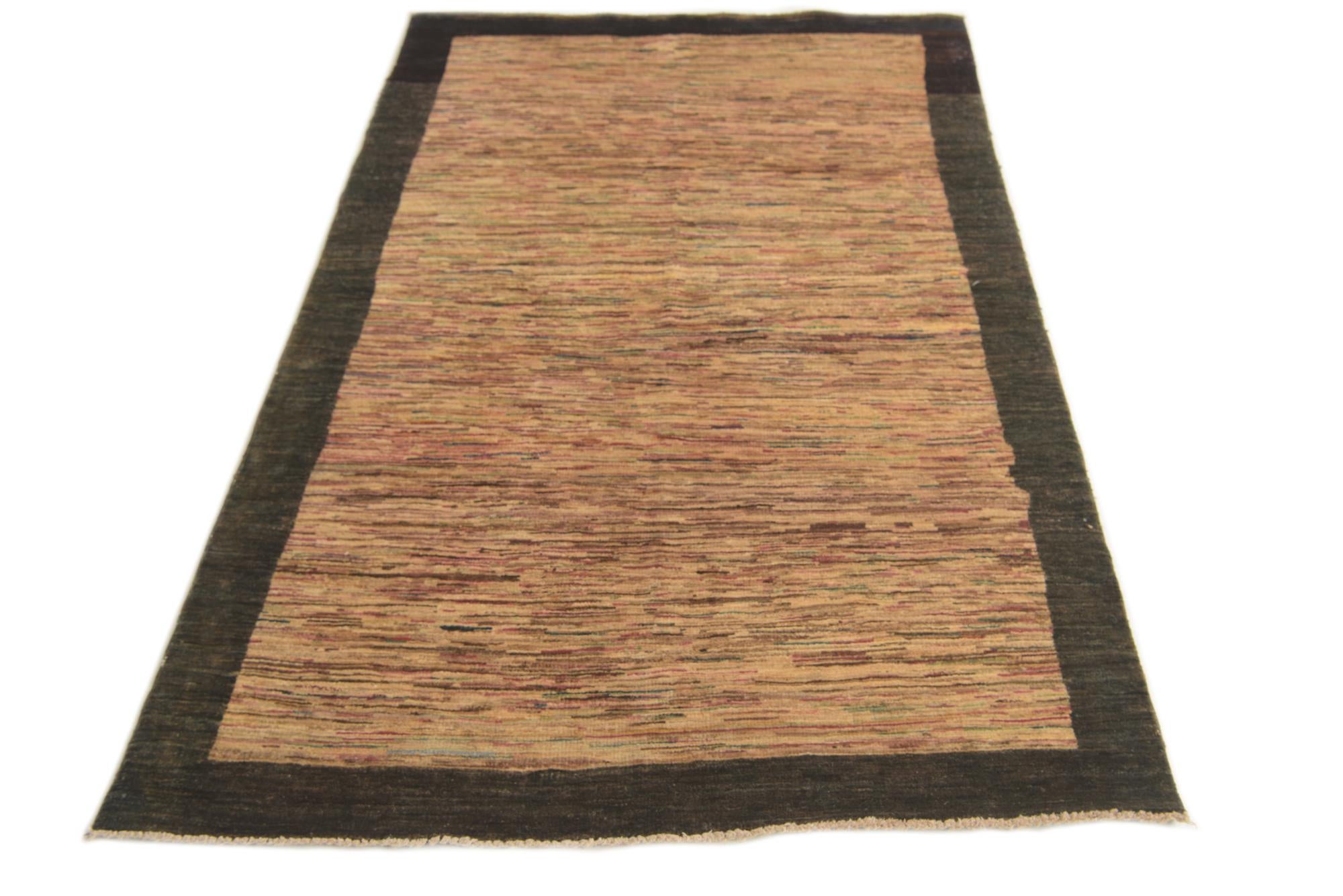 3' 9 x 6' 6 Hand Knotted Modern Ziegler Rug