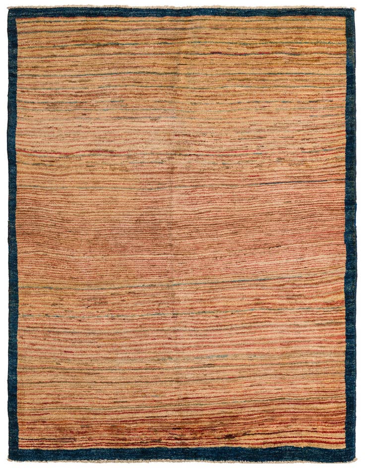 Detail image of 4' x 5' 8 Hand Knotted Modern Ziegler Rug