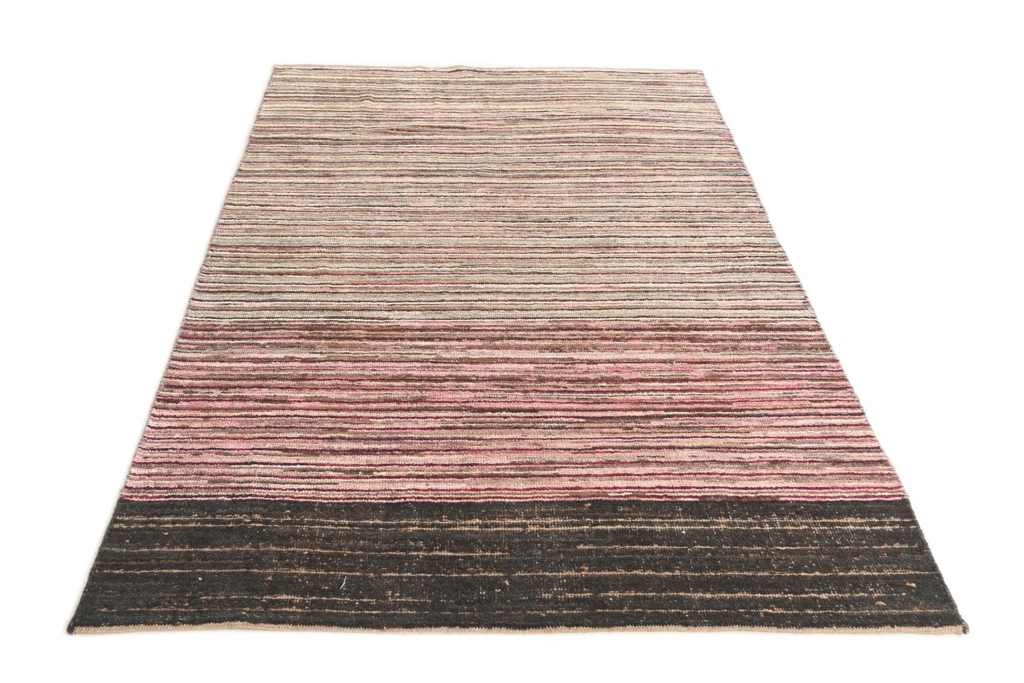 5' x 8' Hand Knotted Modern Ziegler Rug