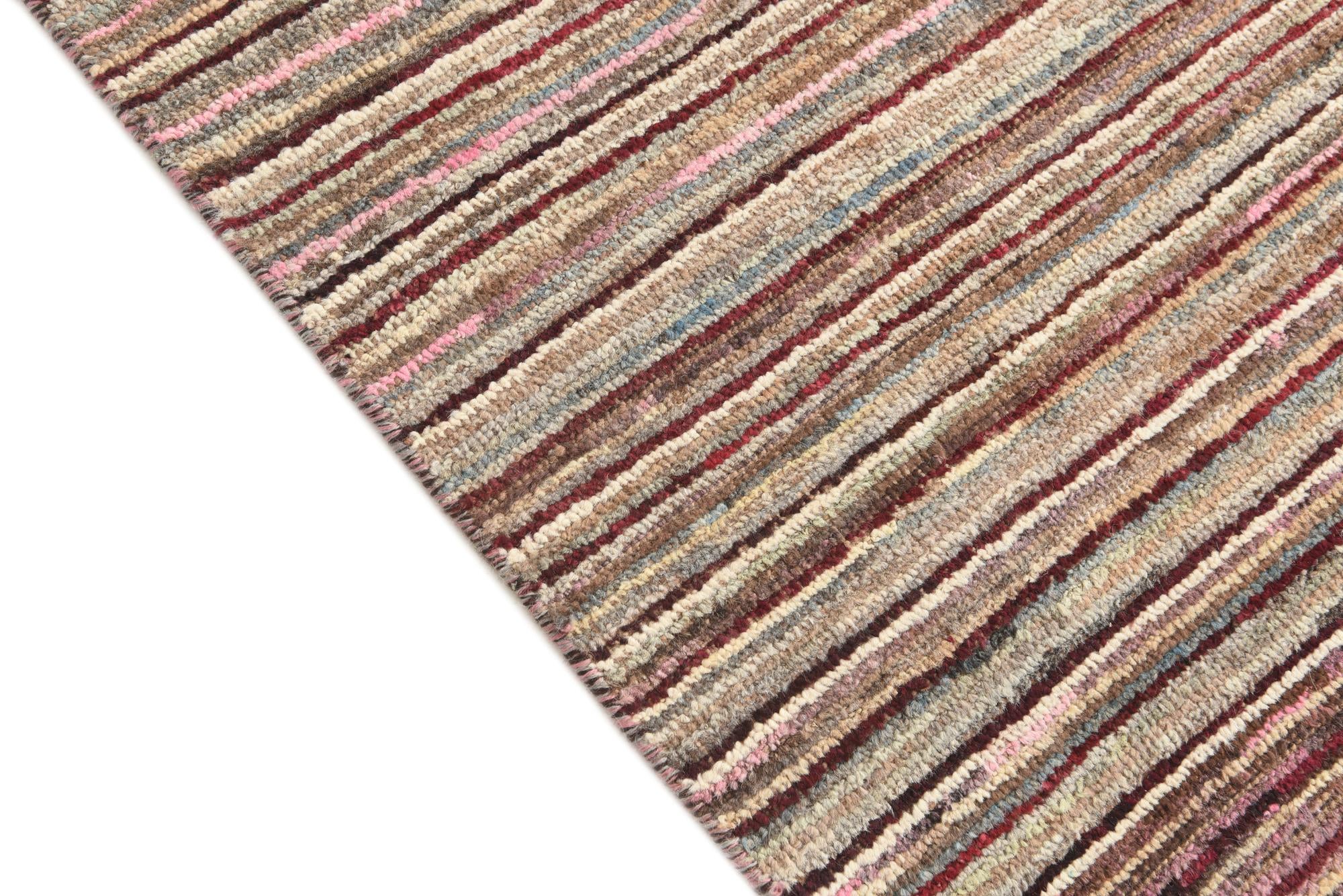 5' x 8' Hand Knotted Modern Ziegler Rug
