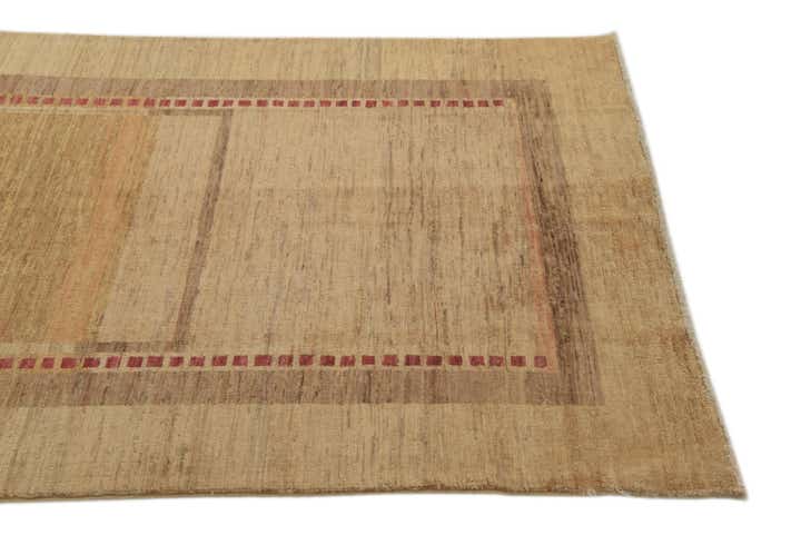 4' x 5' 7 Hand Knotted Modern Ziegler Rug