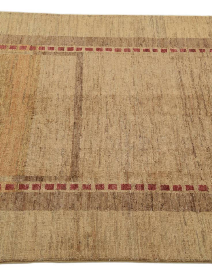 Detail image of 4' x 5' 7 Hand Knotted Modern Ziegler Rug