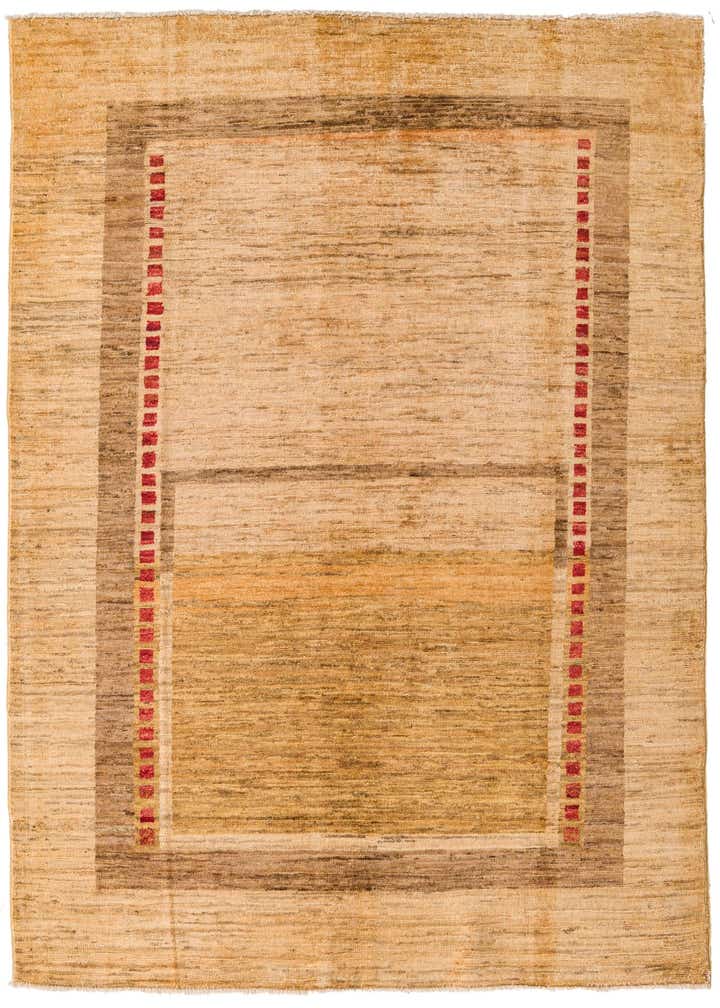 4' x 5' 7 Hand Knotted Modern Ziegler Rug