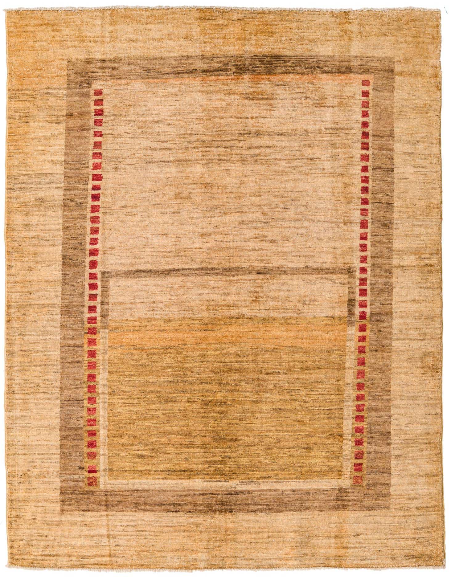 4' x 5' 7 Hand Knotted Modern Ziegler Rug
