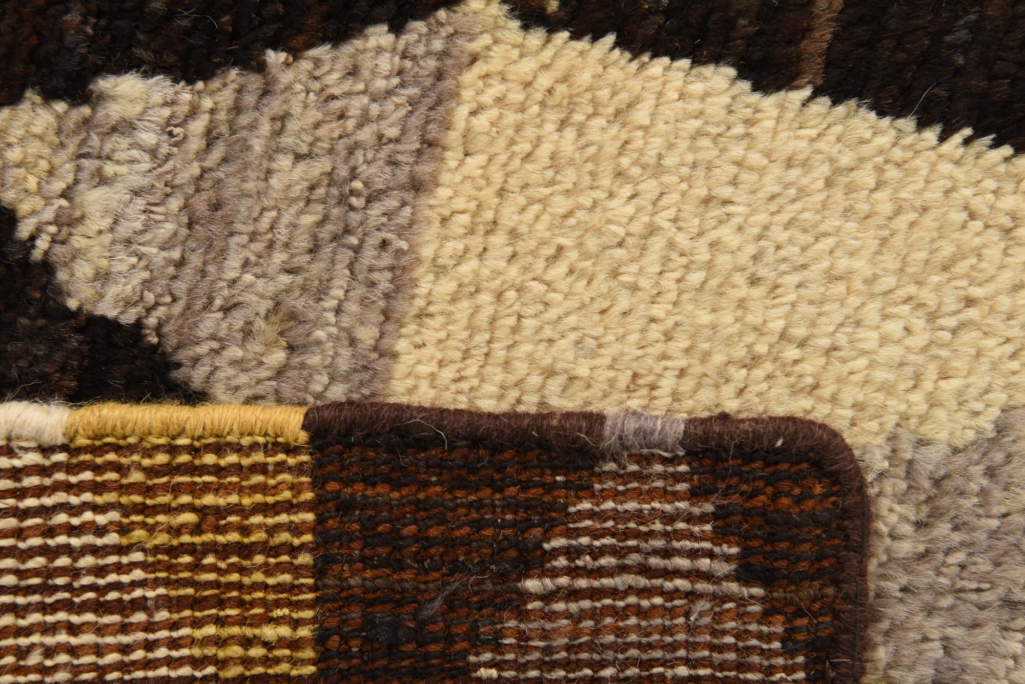 4' 11 x 7' 7 Hand Knotted Modern Ziegler Rug
