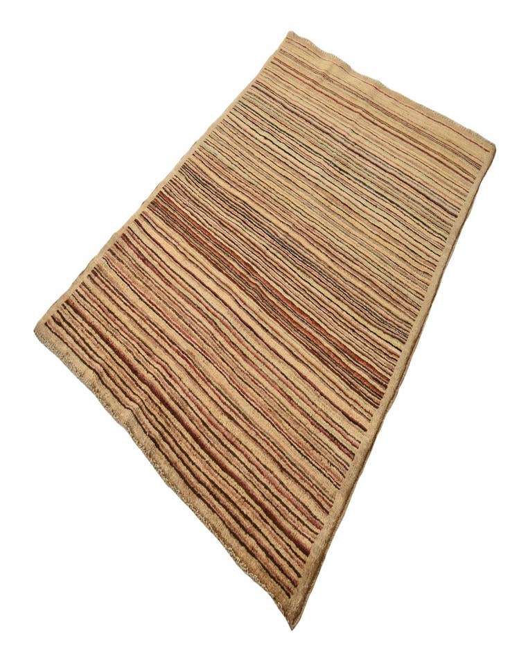 Detail image of 3' 4 x 4' 11  Hand Knotted Modern Ziegler Rug