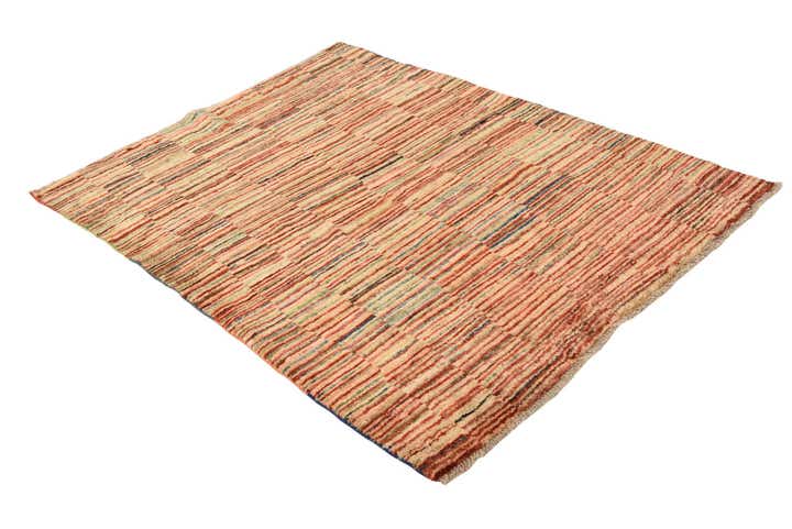 4' x 5' 5 Hand Knotted Modern Ziegler Rug