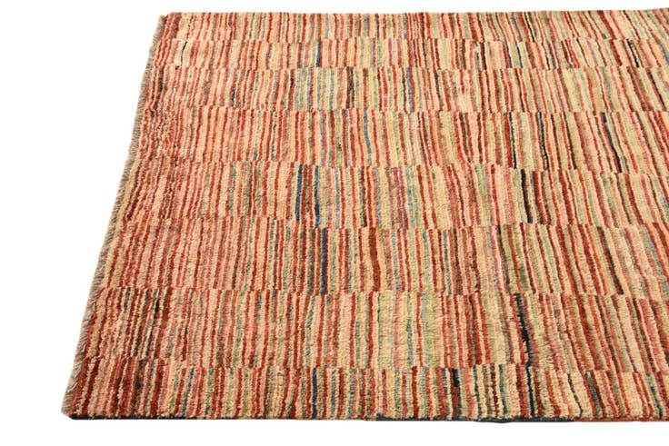 Detail image of 4' x 5' 5 Hand Knotted Modern Ziegler Rug