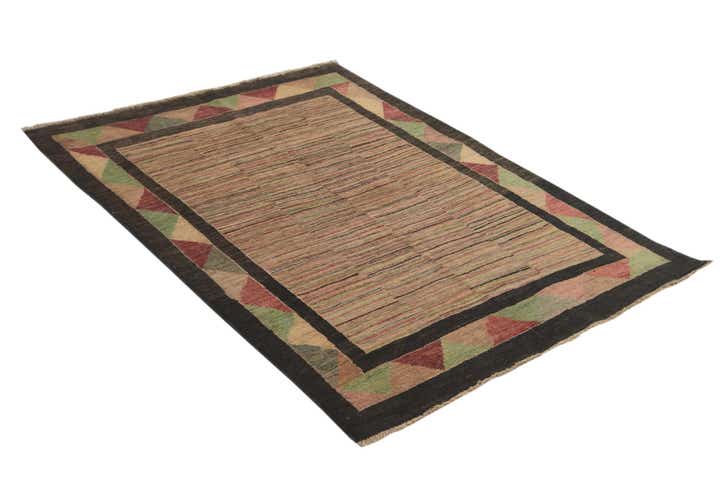 3' 9 x 5' 4 Hand Knotted Modern Ziegler Rug