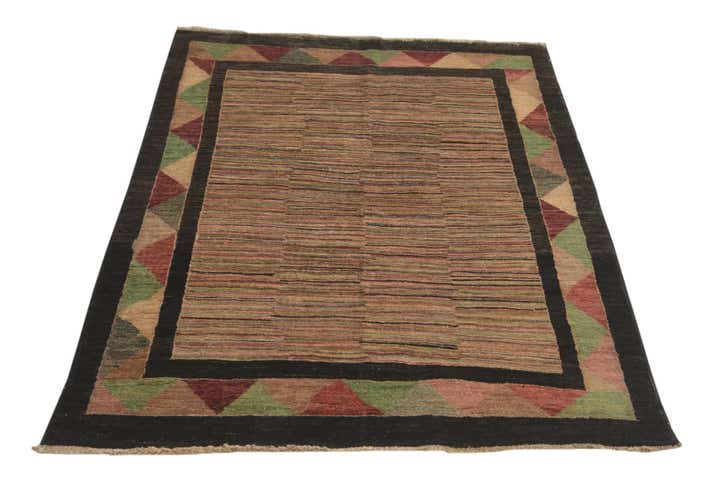 3' 9 x 5' 4 Hand Knotted Modern Ziegler Rug