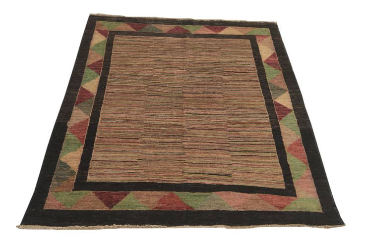 Detail image of 3' 9 x 5' 4 Hand Knotted Modern Ziegler Rug