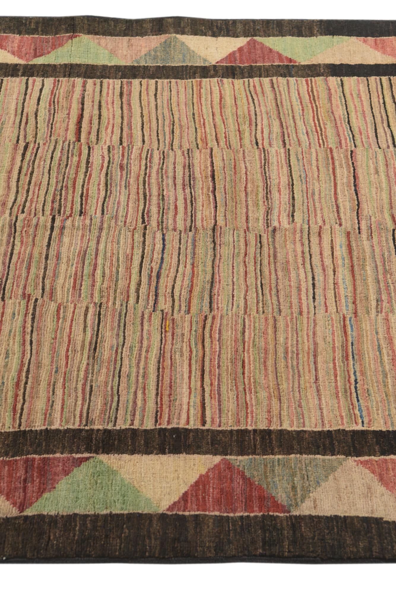 3' 9 x 5' 4 Hand Knotted Modern Ziegler Rug