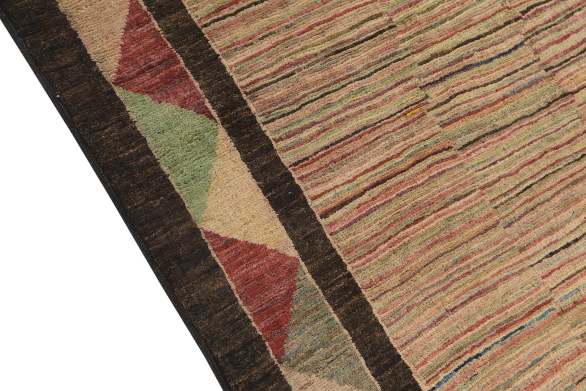 3' 9 x 5' 4 Hand Knotted Modern Ziegler Rug