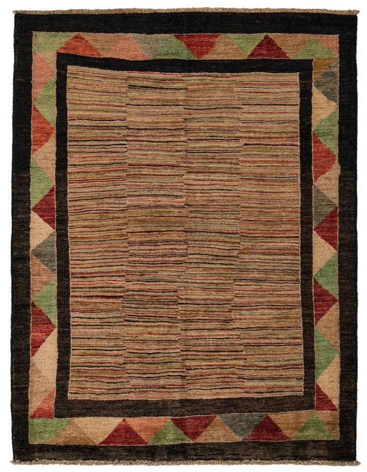 Detail image of 3' 9 x 5' 4 Hand Knotted Modern Ziegler Rug