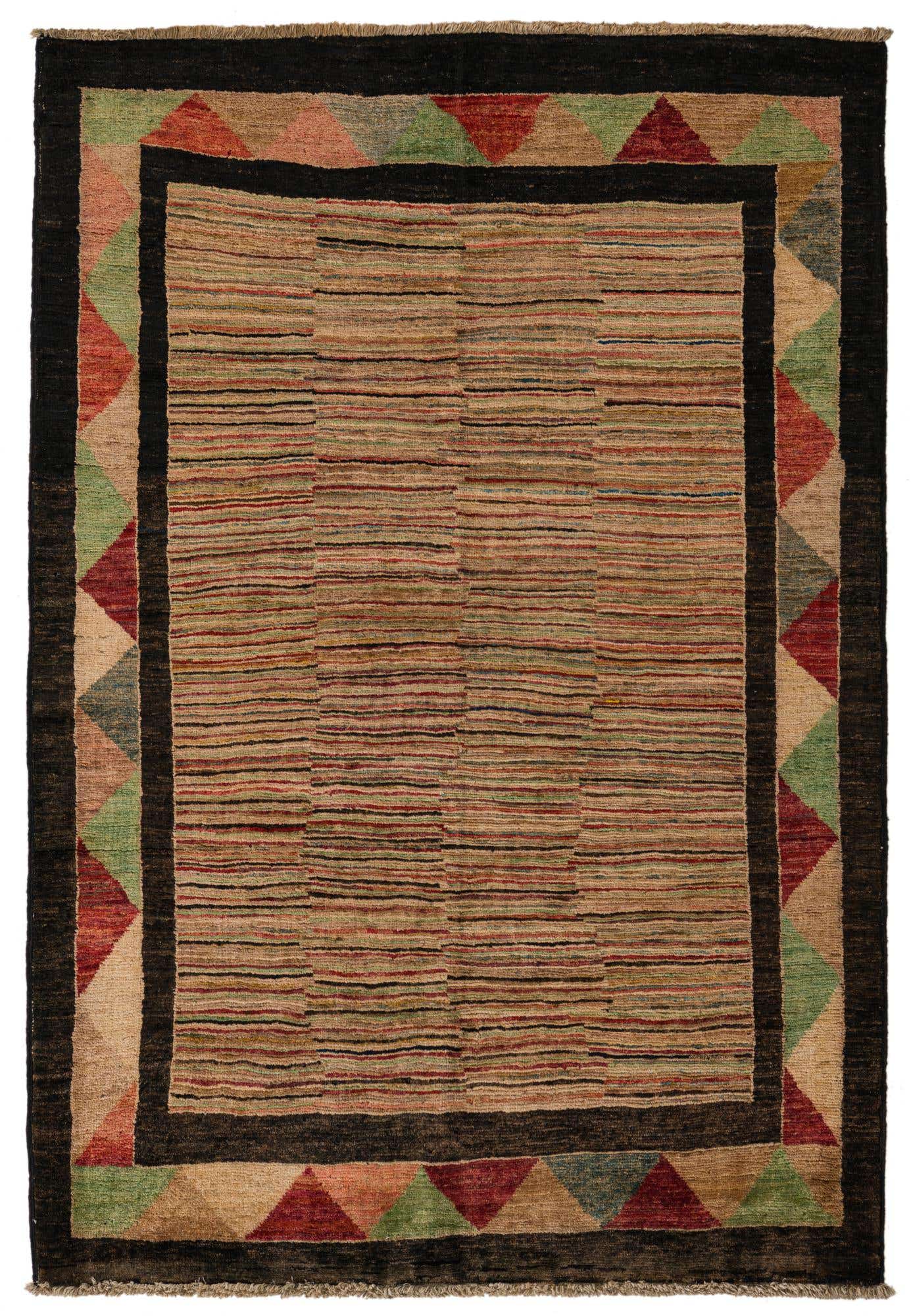 3' 9 x 5' 4 Hand Knotted Modern Ziegler Rug