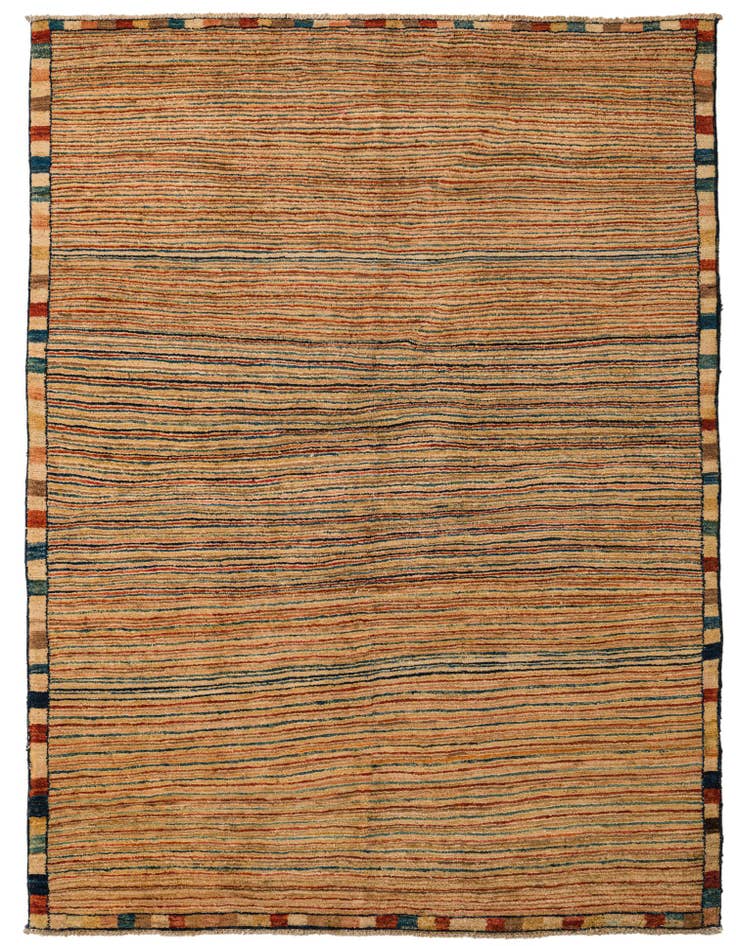 Detail image of 4' 10 x 6' 5 Hand Knotted Modern Ziegler Rug