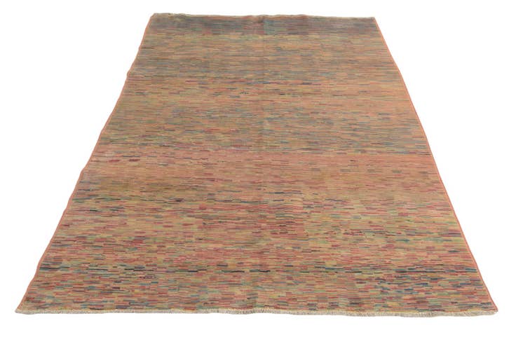 Detail image of 4' 8 x 7' 6 Hand Knotted Modern Ziegler Rug