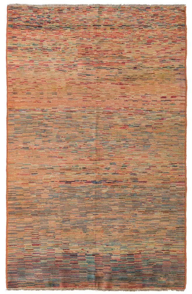 4' 8 x 7' 6 Hand Knotted Modern Ziegler Rug