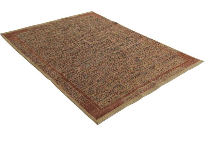 Detail image of 4' 10 x 6' 5 Hand Knotted Modern Ziegler Rug