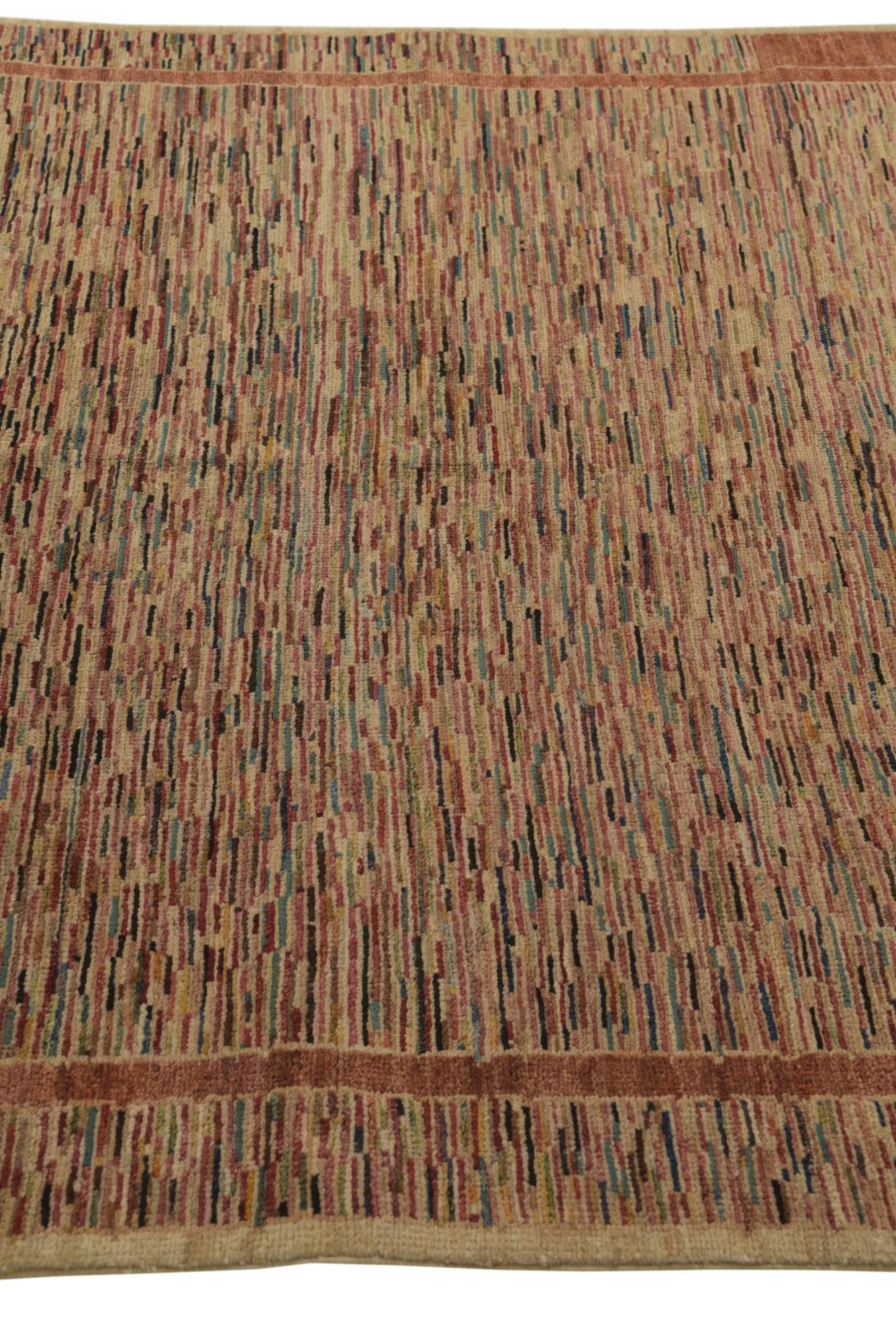 4' 10 x 6' 5 Hand Knotted Modern Ziegler Rug