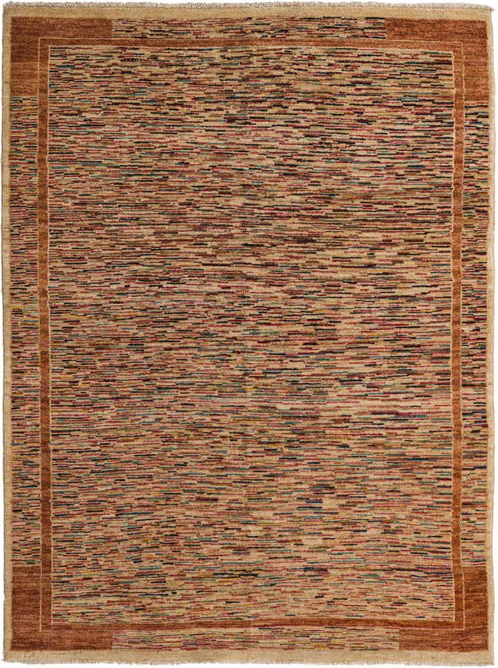 4' 10 x 6' 5 Hand Knotted Modern Ziegler Rug