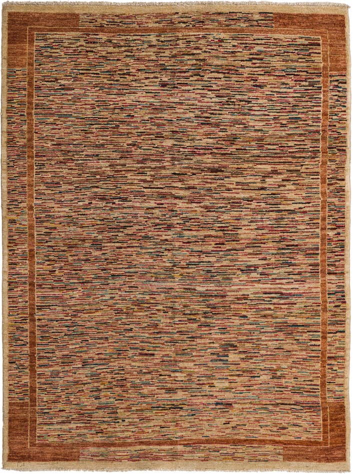 Detail image of 4' 10 x 6' 5 Hand Knotted Modern Ziegler Rug
