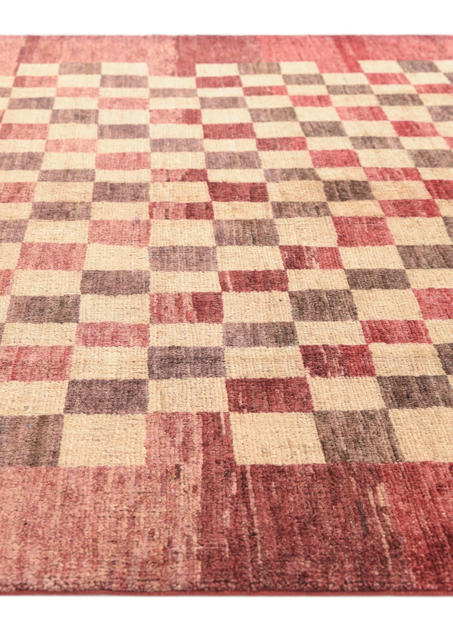 4' 1 x 6' Hand Knotted Modern Ziegler Rug