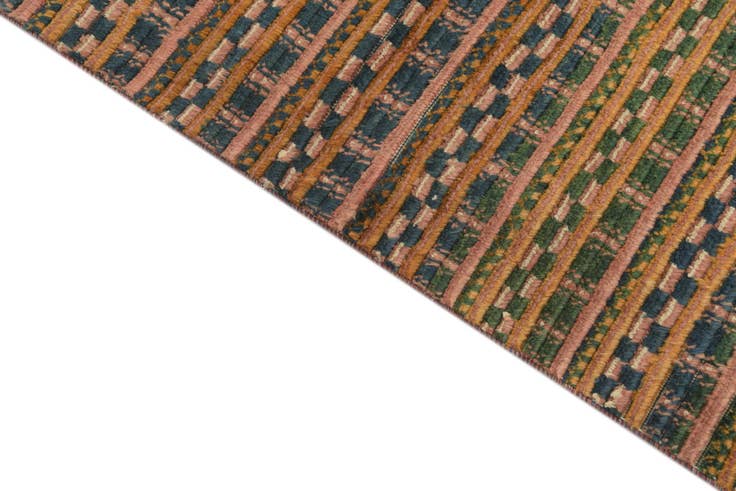 Detail image of 4' 6 x 6' 7 Hand Knotted Modern Ziegler Rug