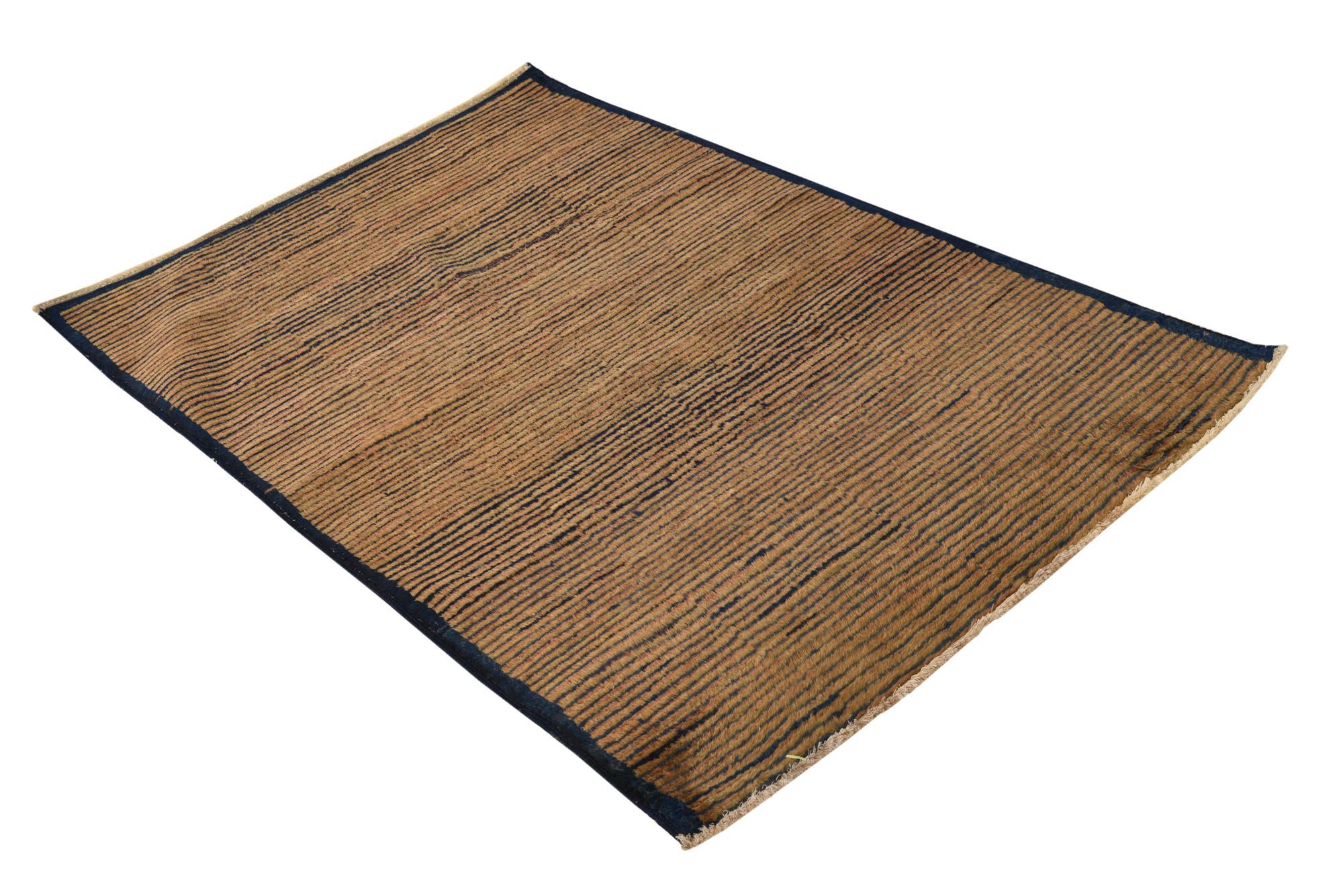 3' 2 x 4' 10 Hand Knotted Modern Ziegler Rug