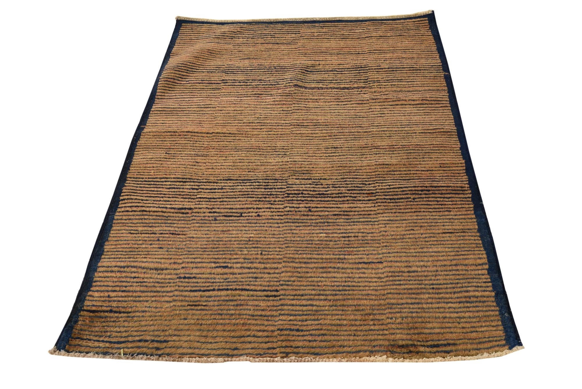 3' 2 x 4' 10 Hand Knotted Modern Ziegler Rug