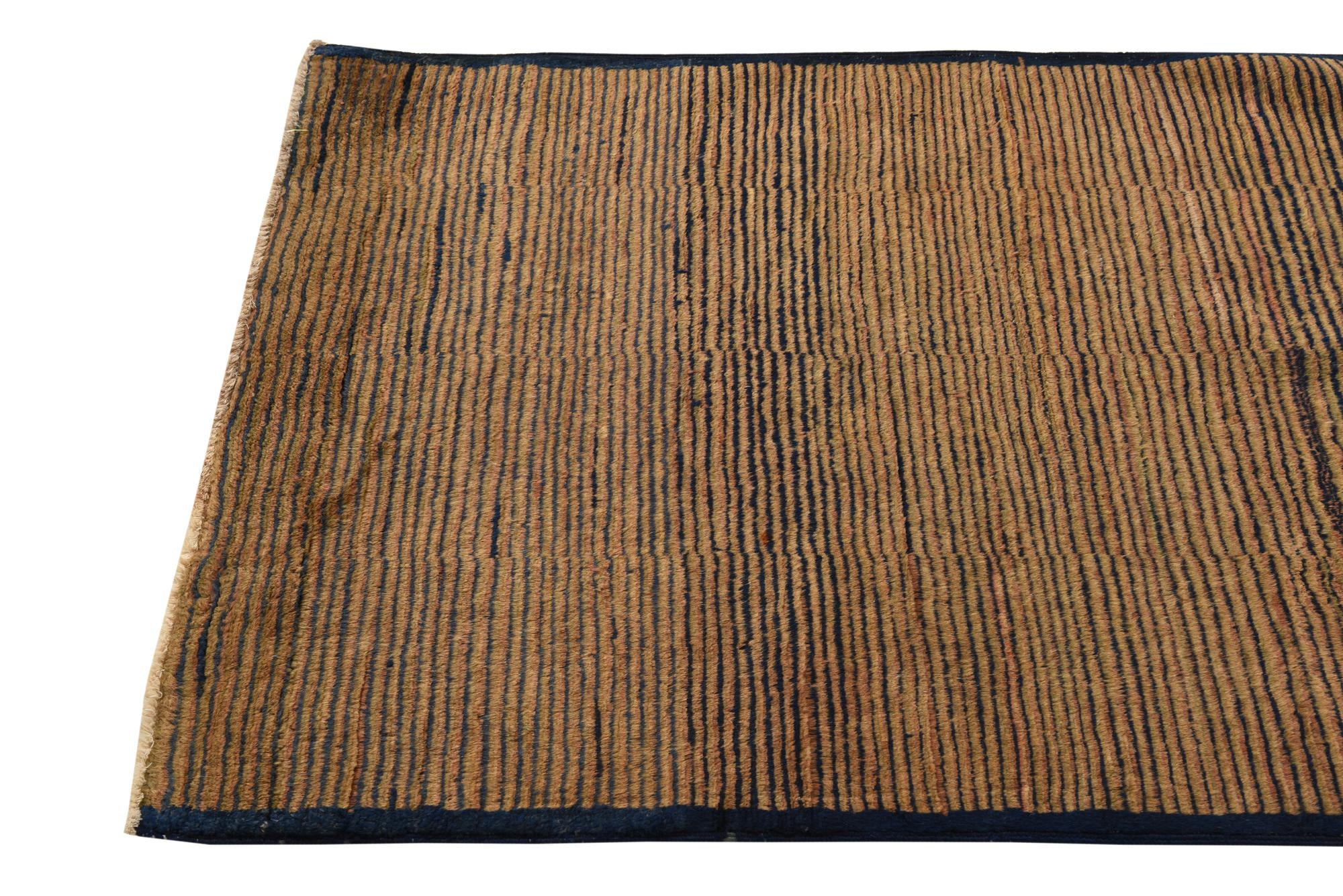 3' 2 x 4' 10 Hand Knotted Modern Ziegler Rug