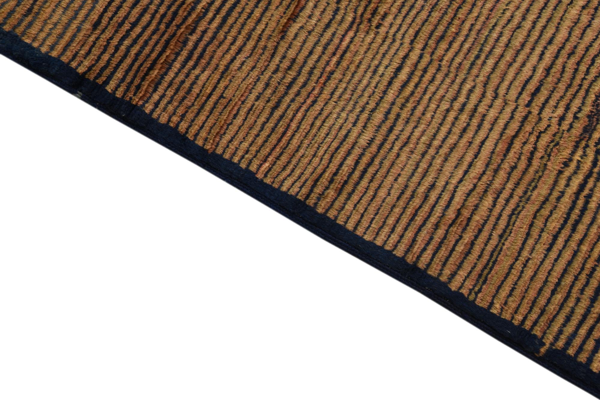 3' 2 x 4' 10 Hand Knotted Modern Ziegler Rug