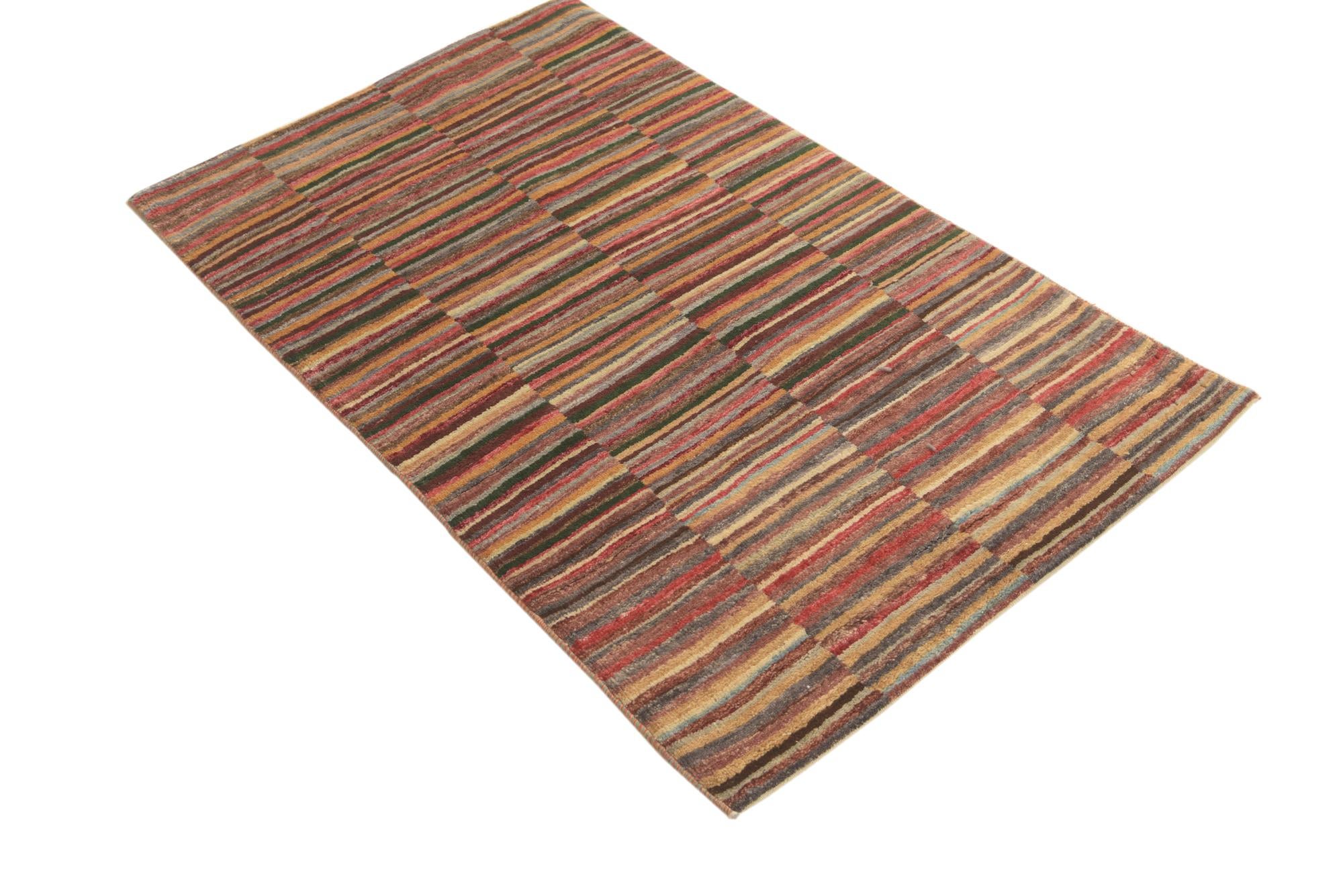 3' 1 x 5' Hand Knotted Modern Ziegler Rug