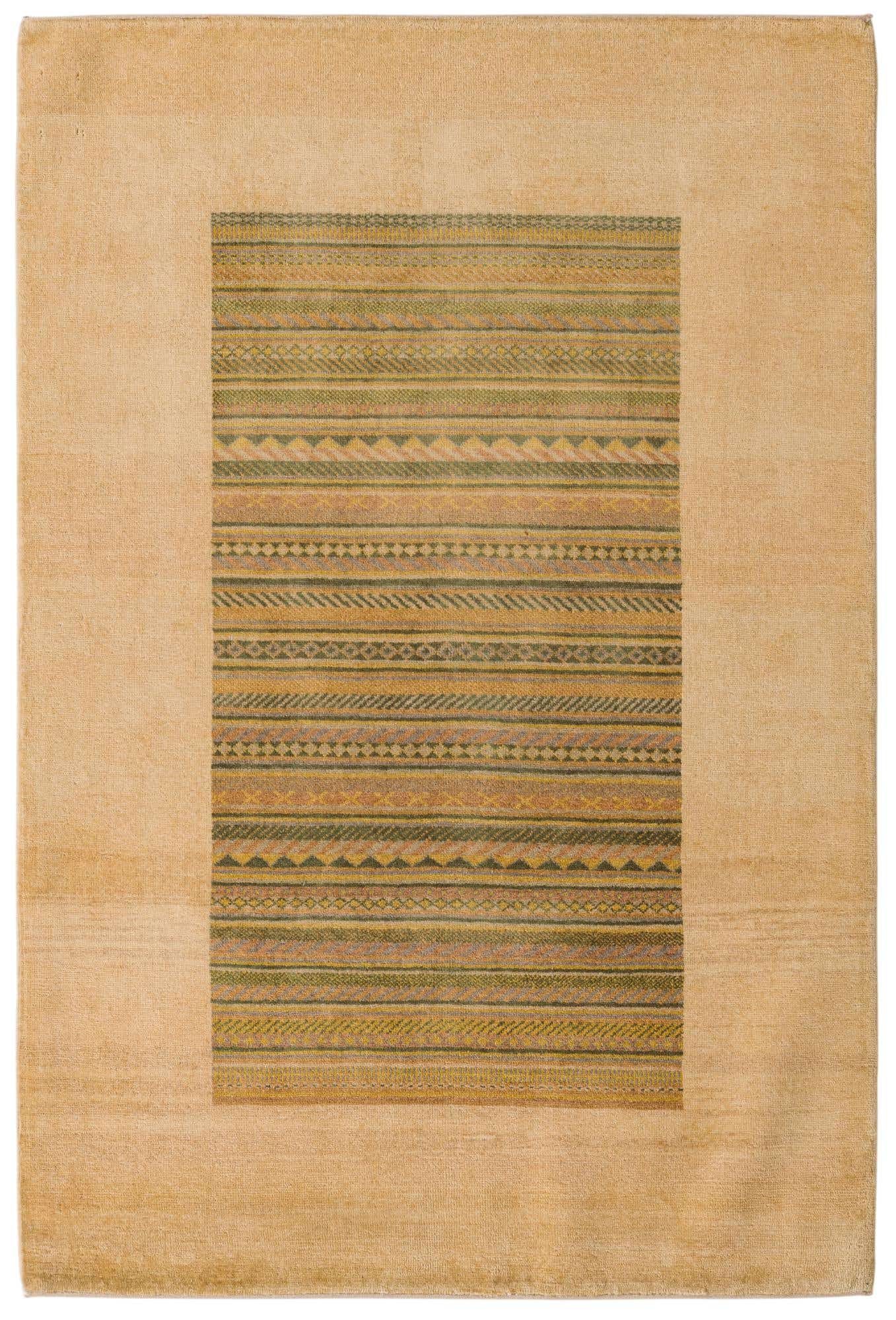 4' 2 x 6' 2 Hand Knotted Modern Ziegler Rug