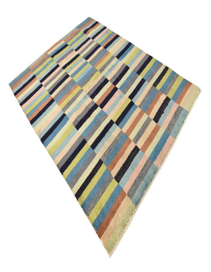 Detail image of 5' 5 x 7' 3  Hand Knotted Modern Ziegler Rug