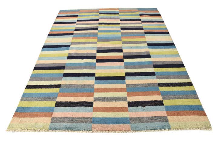 5' 5 x 7' 3 Hand Knotted Modern Ziegler Rug