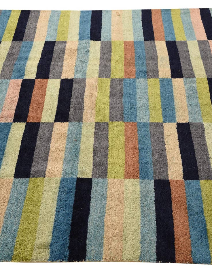 Detail image of 5' 5 x 7' 3  Hand Knotted Modern Ziegler Rug