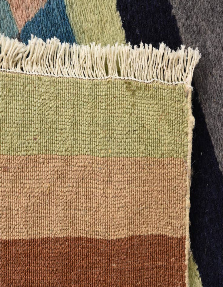 Detail image of 5' 5 x 7' 3  Hand Knotted Modern Ziegler Rug