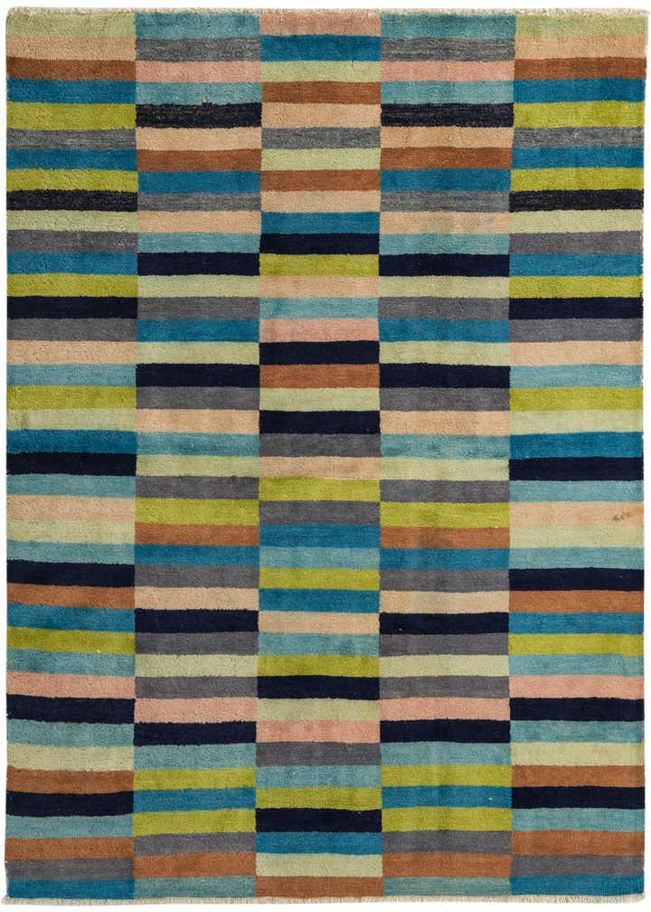 5' 5 x 7' 3 Hand Knotted Modern Ziegler Rug