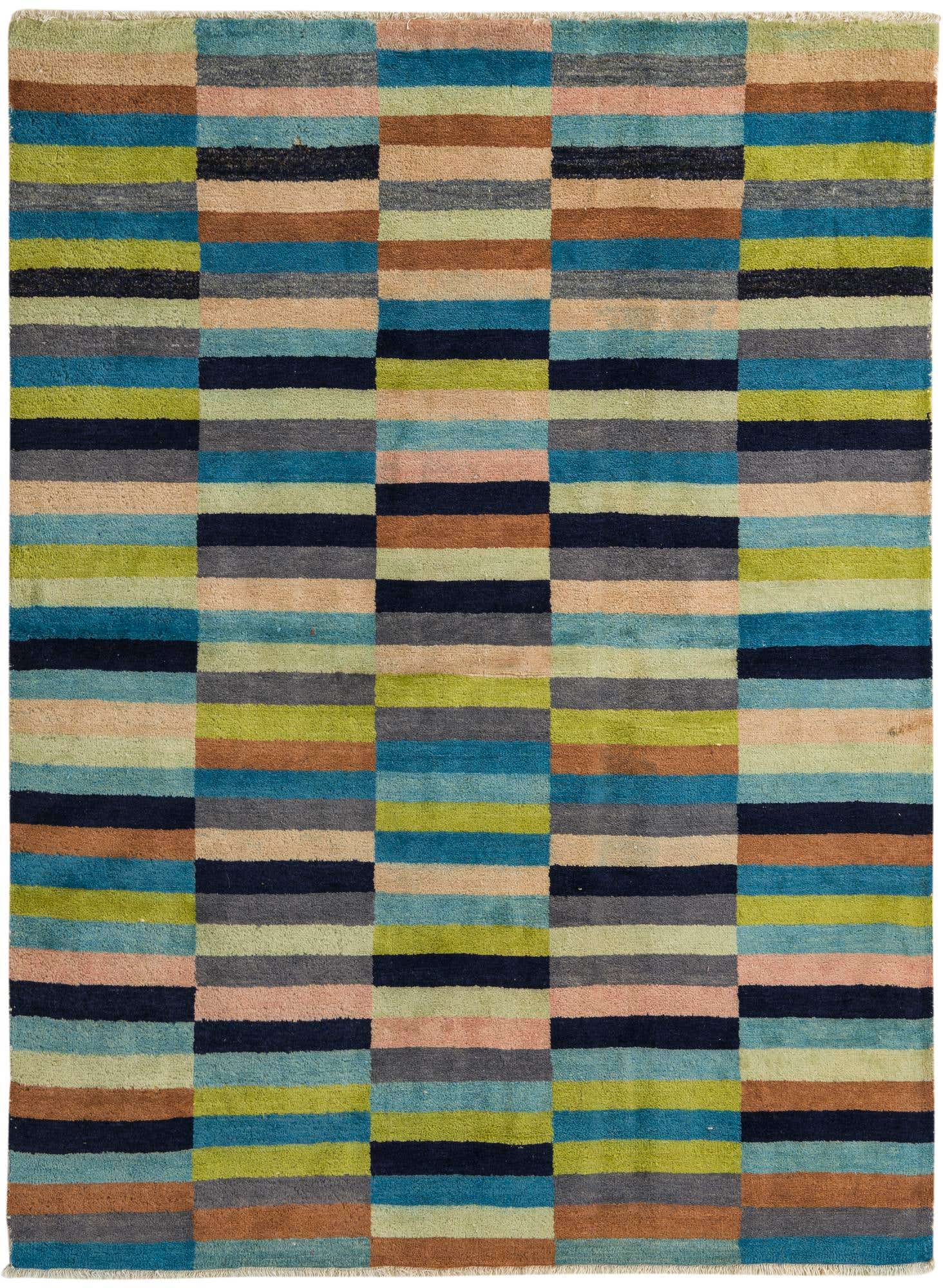 5' 5 x 7' 3 Hand Knotted Modern Ziegler Rug